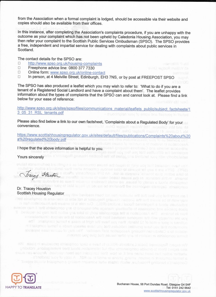 SHR RESPONSE PAGE 2