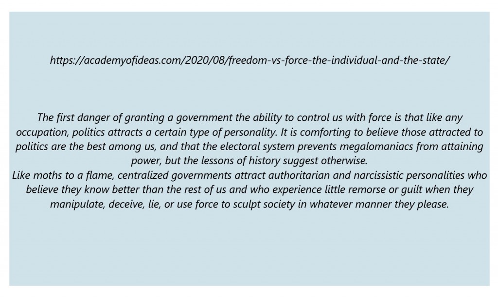 controlled by government Academy of ideas