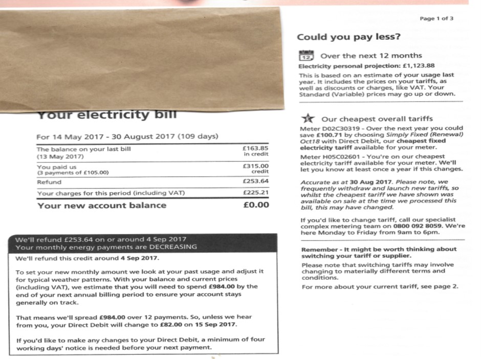 edf bill