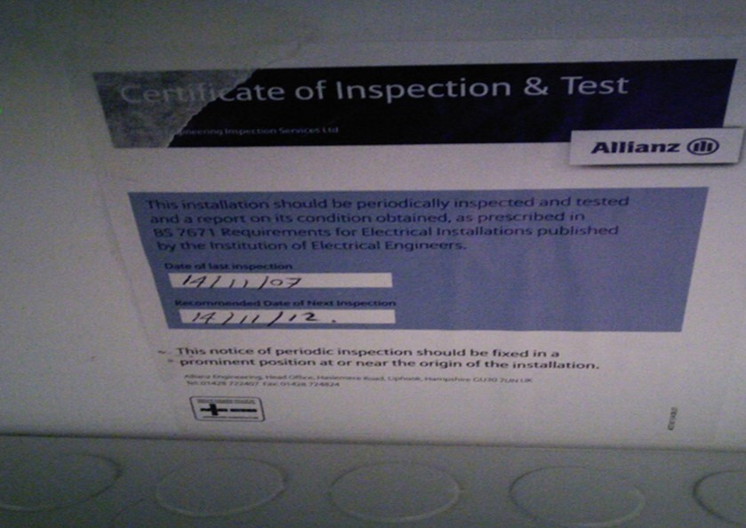 electric not been recently tested
