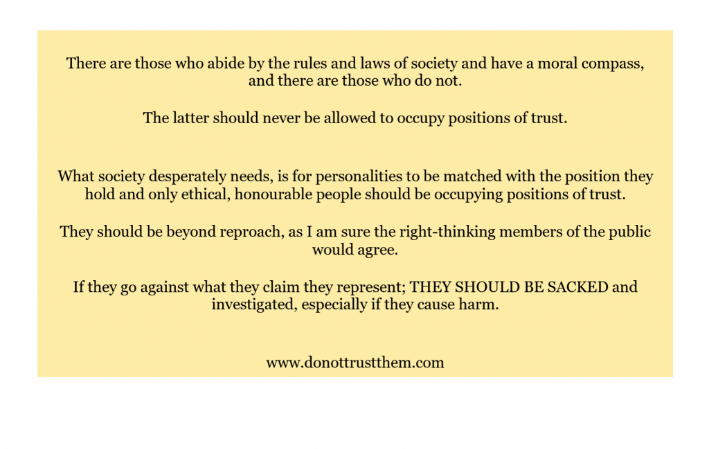 positions of trust
